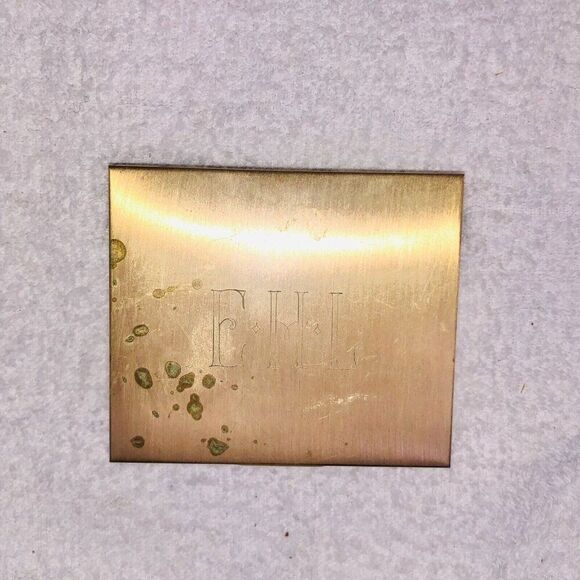 Vintage Metal Coin Holder Money Clip Purse Bronze Trinket Case Compact Lot 2 - Picture 4 of 11